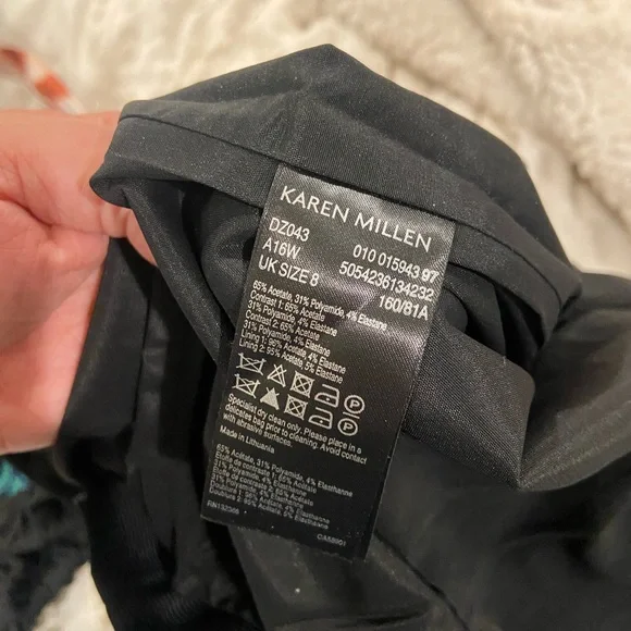 Karen millen color block body con midi dress - Picture 5 of 6